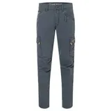 Timezone Roger Regular Cargo Hosen Blau W32 L34