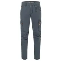 Timezone Roger Regular Cargo Hosen Blau W32 L34