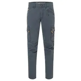 Timezone Roger Regular Cargo Hosen Blau W32 L34