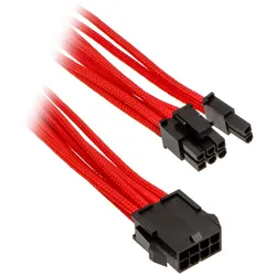 PHANTEKS 6+2-Pin PCIe Verlängerung 500mm - rot PC Netzteil