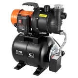 Vevor Hauswasserwerk 735 W 3785 L/h 19 L Druckbehälter 39 m Förderhöhe