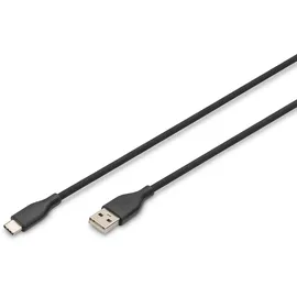 Digitus USB-A auf USB-C 0,5 m Schwarz