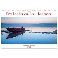 Calvendo Drei Länder ein See - Bodensee (Wandkalender 2026