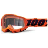 100% Accuri 2 OTG Goggle - Clear Lens Neon Orange