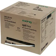Axing SKB 395-04 Optibox Antennenkabel - 3-fach geschirmt, weiß, 250,0m