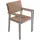 Garden Pleasure Denver Gartenstuhl 53 x 45 x 86 cm braun 4 St.