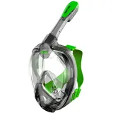 Seacsub Magica Schnorchelmaske - Black / Lime - L-XL