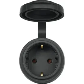 LEDVANCE SMART ZigBee Outdoor Plug, kompakte Außensteckdose mit Energieverbrauchskontrolle, macht konventionelle Geräte smart, steuerbar über Alexa, Google Home und andere Zigbee Gateways, 1er-Pack