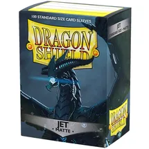 Dragon Shield Dragon Shield Japanese Sleeves | Standard Size Card Matte Jet Kartenfolien Kartenhüllen 100ct