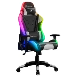 Gamingstuhl Agility Esports ca. 66x128 cm Schwarz m. LED