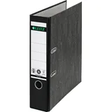 Leitz Wolkenmarmor-Ordner DIN A4 80 mm Schwarz 20 St.