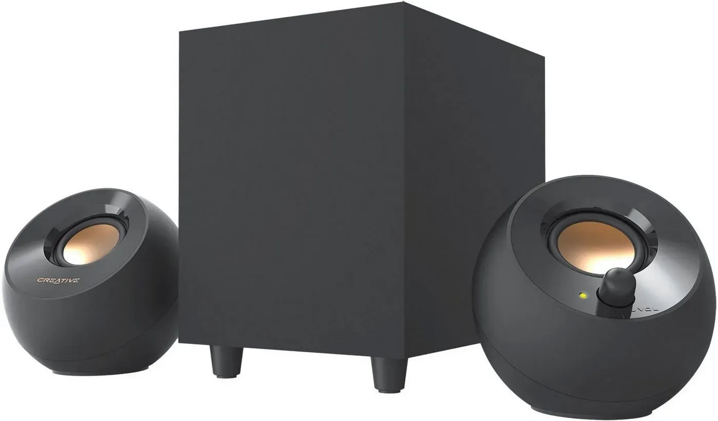 Creative Pebble Plus 2.1 2.1 Soundsystem (8 W) schwarz