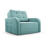 e-meubles Möblo Schlafsessel Mintgrün, Holz, 1-Sitzer 101x90x100 cm, Wohnzimmer, Sessel Schlafsessel