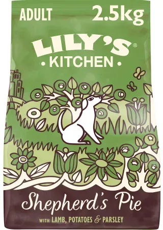 Lily's Kitchen Shepherd's Pie Trockenfutter Erwachsene Hunde Lamm Kartoffeln Und Petersilie 2,5kg