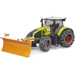 BRUDER - Claas Axion 950 mit Schneeketten und Räumschild