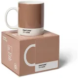 Copenhagen Design Pantone Porzellan Kaffeebecher, 375ml, inkl. Geschenkbox, Color of the Year 2025: Mocha Mousse 17-1230