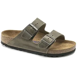 Birkenstock Arizona Weichbettung Nubukleder geölt faded khaki 44