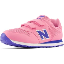 Sneaker NEW BALANCE "GV500", Gr. 36, signal pink, Synthetik, Textil, sportlich, Schuhe