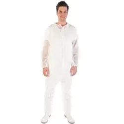 Hygonorm® PP Overall ohne Kapuze, leicht 27601 , 1 Karton = 50 Stück, Größe: XXL