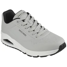 SKECHERS Uno - Stand On Air Hellgrau / Schwarz 40