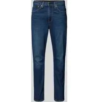 Slim Fit Jeans mit Label-Detail Modell '515', Dunkelblau, 33/32