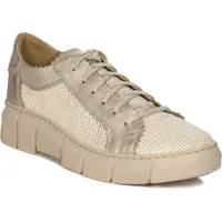 Damen Lederschuhe Maciejka 05850-22 Hellbeige 37 - Beige/Gold - 37