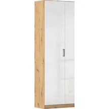 Rauch Garderobe Kleiderschrank Schrank Schuhschrank Putzschrank MINOSA 69 cm x 210 cm x 41 cm Braun/Grau