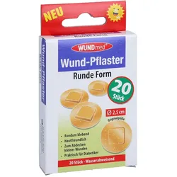 Wundpflaster 2,5 cm rund