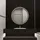 Home Deluxe LED-Spiegel Schwarz, Glas, 80x80x1 cm Badezimmer, Badezimmerspiegel, Badspiegel
