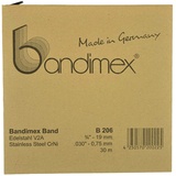 Bandimex Stahlband 3/4'' V2A-Edelstahl, Rolle a 30m / B 206