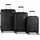 BENCH Voyage Koffer-Set 3-tlg. schwarz