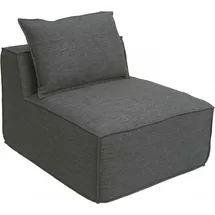 MCW Lounge-Sessel O54-S Polyester 63 x 75 x 97 cm Grau mit Kissen