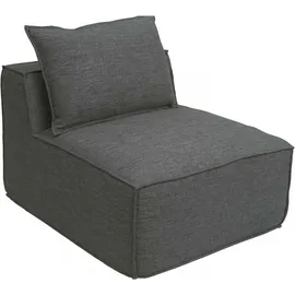 MCW Lounge-Sessel O54-S Polyester 63 x 75 x 97 cm Grau mit Kissen