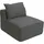 MCW Lounge-Sessel O54-S Polyester 63 x 75 x 97 cm Grau mit Kissen