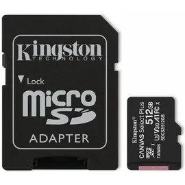Kingston Canvas Select Plus microSD UHS-I A1 V10 + SD-Adapter 512 GB