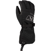 Klim PowerXross Gauntlet Snowmobil Handschuhe, schwarz, Größe L
