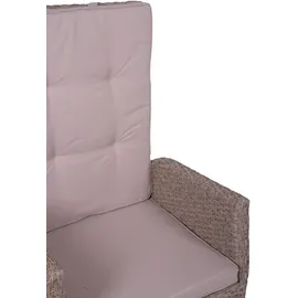 Garden Pleasure Braga Gartenstuhl 68 x 60 x 109 cm weidenbraun/grau 2 St.