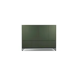 bettso Highboard 160 x 120,5 cm Grün