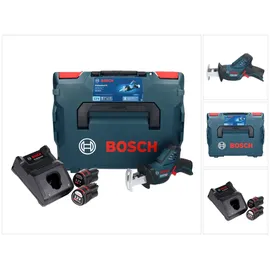 Bosch GSA 12V-14 Professional Akku Säbelsäge 12 V + 2x Akku 3,0 Ah + Ladegerät + L-Boxx