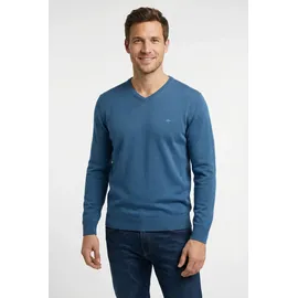 FYNCH-HATTON Pullover mit V-Ausschnitt Blau L