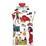 UE Stock Strandtuch Cartoon Microfaser Kinder Strandtuch Badetücher Strandlaken 75x110cm, weich und bequem bunt