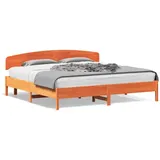 vidaXL Massivholzbett 180 x 200 cm Braun
