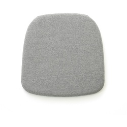 Vitra Sitzkissen für Eames Plastic Armchair Soft Seat Typ A grau, 2x39.5x38.5 cm