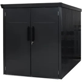 Westmann Velos 2 Fahrradgarage abschließbar schwarz 222 x 133 x 151 cm