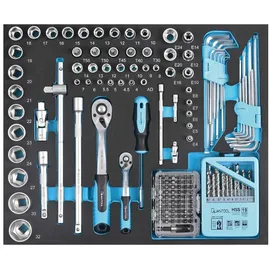 Brüder Mannesmann Werkzeuge Quantool Werkstattwagen Q25160