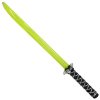 Ninja Lichtschwert Sound und Licht - Laserschwert Kampfgeräuschen beim schwingen | LED Spielzeug Schwert für Kinder in Rot Blau oder Grün (Farbe zufällig!) | Ninjaschwert Karneval bzw. Fasching Kostüm