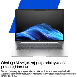 HP EliteBook 6 G1i 16'' Ultra 5 225U 24 GB RAM 512 GB SSD Intel Arc Graphics Win11 Pro Silber