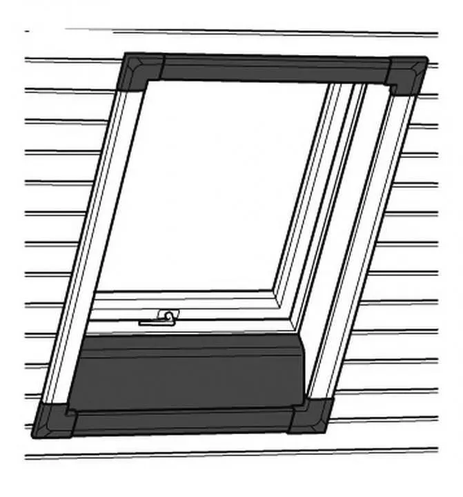 Roto Designo Rx ZIN BRE Innenfutter Breitenteil 06/xx LT 400 mm KG Golden Oak