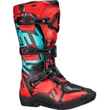 Leatt 3.5 Stiefel Kinder - Rot/Schwarz/Türkis - 3 US