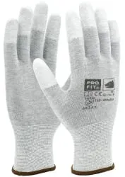 Fitzner ESD Nylon-Feinstrickhandschuh 551-10 , 1 Karton = 144 Paar, Größe 10
